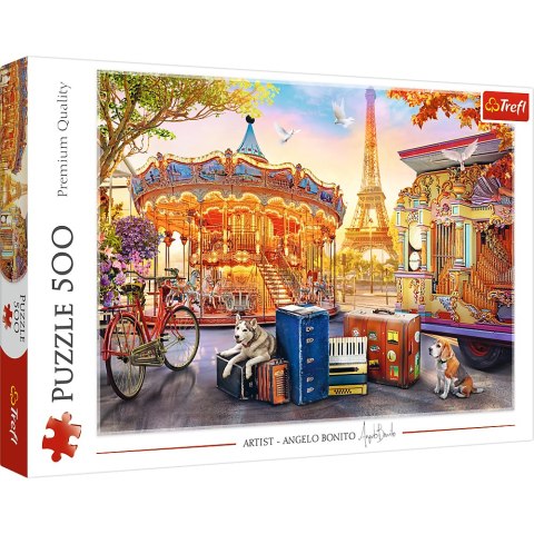 Puzzle - "500" - Wakacje w Paryżu Trefl 37426 Puzzle - "500" - Wakacje w Paryżu Trefl 37426