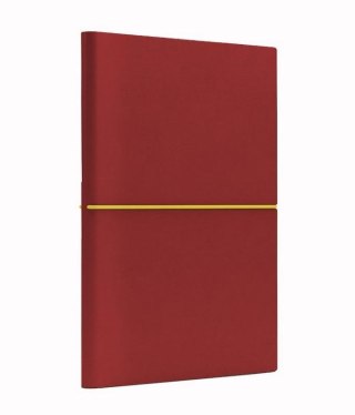 Notatnik A5 Fun M gładki czerwony/jasnozielony