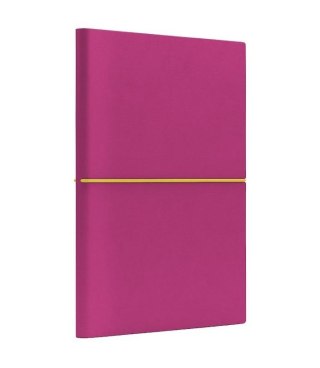 Notatnik A5 Fun M kratka różowy/cytrynowy