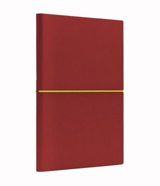 Notatnik A5 Fun M kropki czerwony/jasnozielony