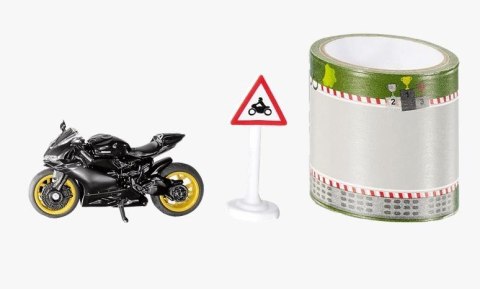 Siku 16 - Zestaw motocykl + taśma S1601 Siku 16 - Zestaw motocykl + taśma S1601