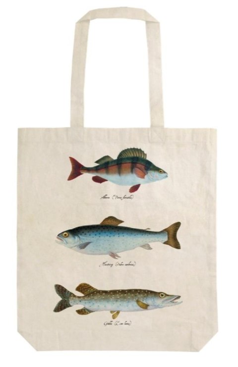Torba bawełniana STBAG18 Ryby Shopperka na ramię Torba bawełniana STBAG18 Ryby Shopperka na ramię