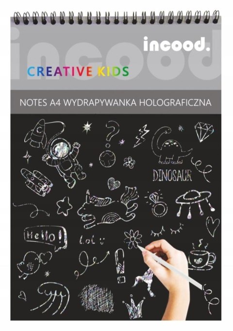 Notes wydrapywanka holograficzna A4 Notes wydrapywanka holograficzna A4