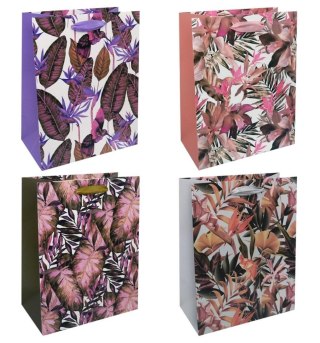 Torba prezentowa 18x23 kwiaty vintage mix
