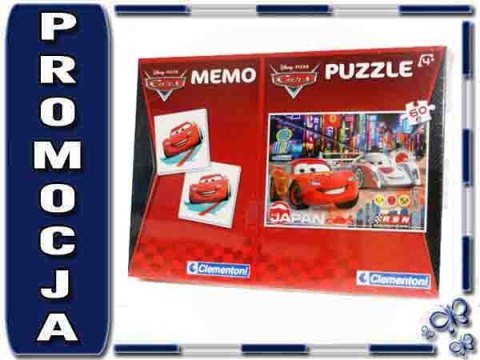 CLEMENTONI 7902 Puzzle 60 el.+ MEMO CARS 2 CLEMENTONI 7902 Puzzle 60 el.+ MEMO CARS 2