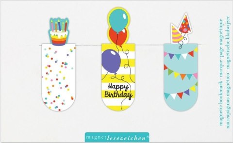 Zakładki magnetyczne - Urodziny
