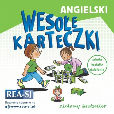Angielski wesołe karteczki. Zielony Angielski wesołe karteczki. Zielony