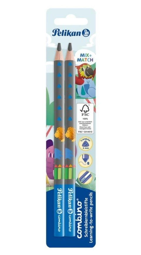 Ołówek Combino blue 2szt