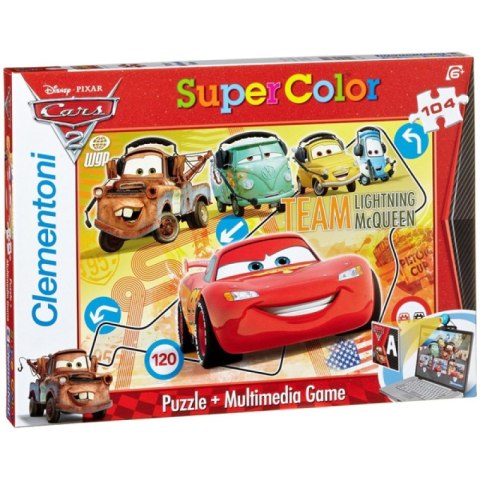 CLEMENTONI 27801 Puzzle 104el. CARS 2 TEAM CLEMENTONI 27801 Puzzle 104el. CARS 2 TEAM