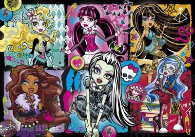 CLEMENTONI 29682 Puzzle 250el. MONSTER HIGH CLEMENTONI 29682 Puzzle 250el. MONSTER HIGH