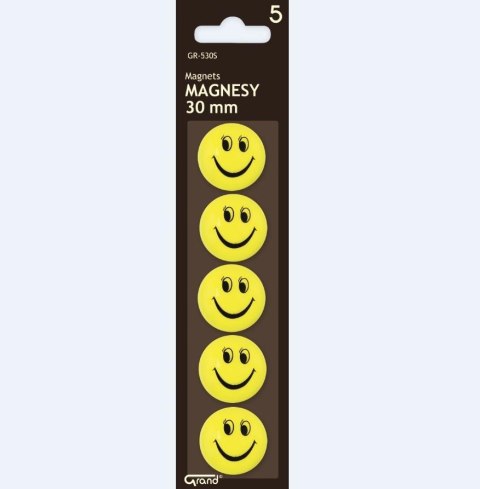 Magnesy 30mm buźki 5szt GRAND Magnesy 30mm buźki 5szt GRAND