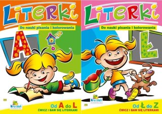 (158) Literki. Do nauki pisania i kolorowania MIX