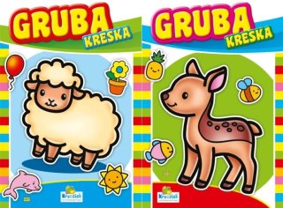 (202) Gruba kreska MIX