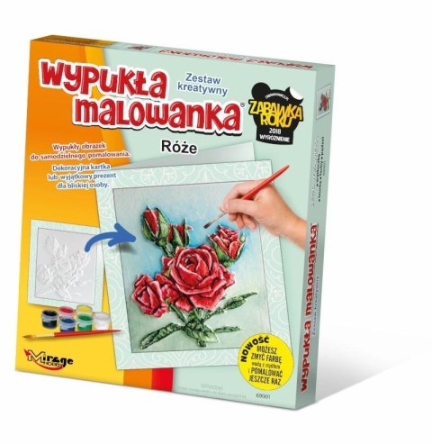 Wypukła Malowanka Kwiaty - Róże Wypukła Malowanka Kwiaty - Róże
