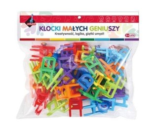 Klocki małych geniuszy - Krzesełka 40 elementów