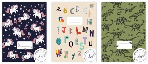 Zeszyt A4/32 kolorowa linia (10szt)