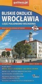 Mapa - Bliskie okolice Wrocławia cz. połud-wsch. Mapa - Bliskie okolice Wrocławia cz. połud-wsch.