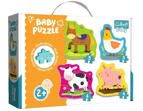 Puzzle Baby Classic - Zwierzątka na wsi TREFL Puzzle Baby Classic - Zwierzątka na wsi TREFL