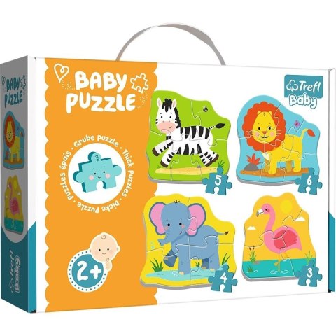 Puzzle Baby Classic - Zwierzęta na safari TREFL Puzzle Baby Classic - Zwierzęta na safari TREFL