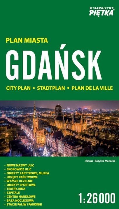 Gdańsk 1:26 000 plan miasta PIĘTKA Gdańsk 1:26 000 plan miasta PIĘTKA