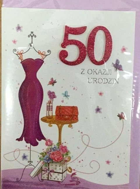 Karnet urodziny B6 Premium 67 + koperta Karnet urodziny B6 Premium 67 + koperta