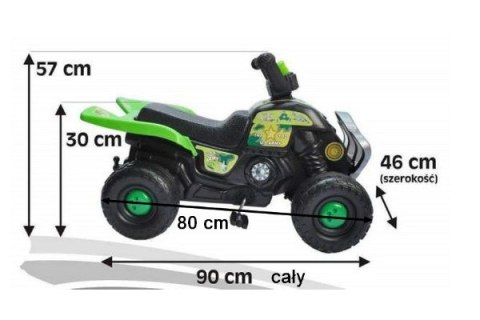 BJ QUAD GREEN NA PEDAŁY 3 Kolory BJ QUAD GREEN NA PEDAŁY 3 Kolory