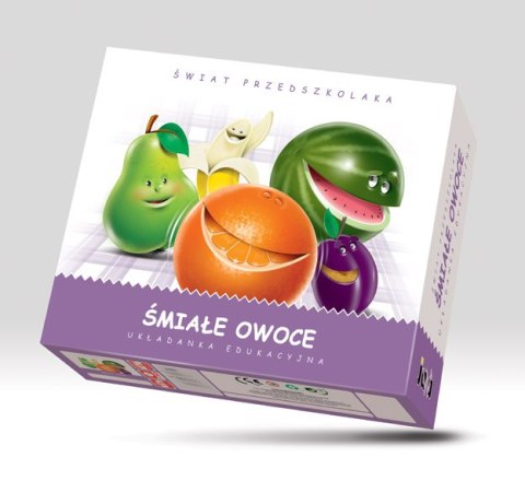 JW GRA-45 ŚMIAŁE OWOCE literki/słowa/kształty JW GRA-45 ŚMIAŁE OWOCE literki/słowa/kształty
