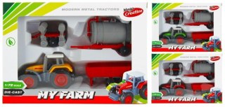 Traktor metalowy Moje Ranczo mix