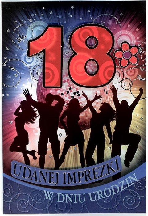 Karnet 18-stka naklejany 3D nr 005 + koperta Karnet 18-stka naklejany 3D nr 005 + koperta