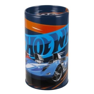 Skarbonka metalowa okrągła Hot Wheels