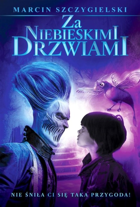 Za niebieskimi drzwiami okładka filmowa Za niebieskimi drzwiami okładka filmowa