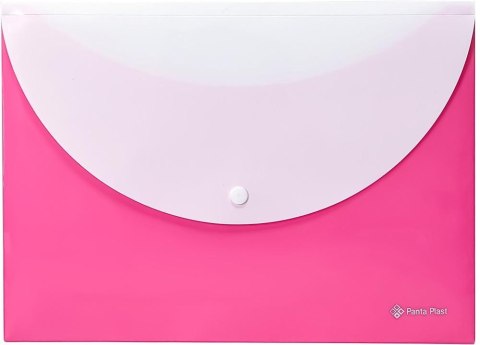 Koperta Focus C335 A4 2 kieszenie różowa