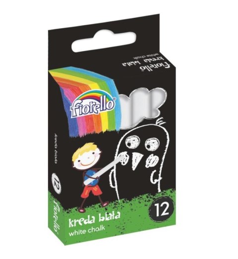 Kreda szkolna biała 12szt FIORELLO Kreda szkolna biała 12szt FIORELLO
