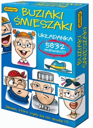 ADAMIGO 5673 BUZIAKI ŚMIESZAKI - układanka ADAMIGO 5673 BUZIAKI ŚMIESZAKI - układanka