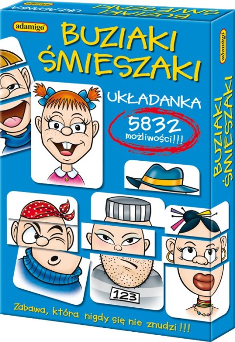 ADAMIGO 5673 BUZIAKI ŚMIESZAKI - układanka ADAMIGO 5673 BUZIAKI ŚMIESZAKI - układanka