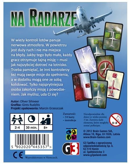 G3 104459 Na radarze GRA KARCIANA G3 104459 Na radarze GRA KARCIANA