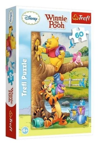 Puzzle 60 Kubuś Puchatech Małe co nieco TREFL
