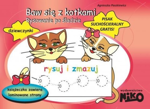 Baw się z kotkami. Rysowanie po śladzie Baw się z kotkami. Rysowanie po śladzie