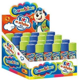 Klej w sztyfcie 9g (24szt) BAMBINO
