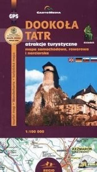 Dookoła Tatr mapa Dookoła Tatr mapa