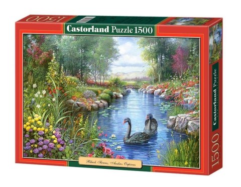Puzzle 1500 Czarne łabędzie CASTOR Puzzle 1500 Czarne łabędzie CASTOR