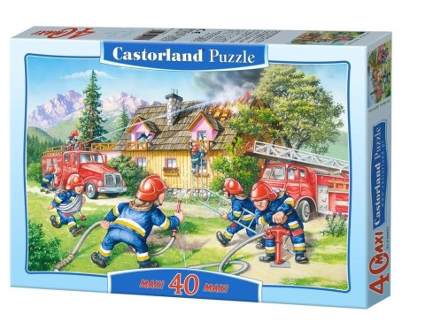 Puzzle 40 maxi - Gaszenie pożaru CASTOR Puzzle 40 maxi - Gaszenie pożaru CASTOR