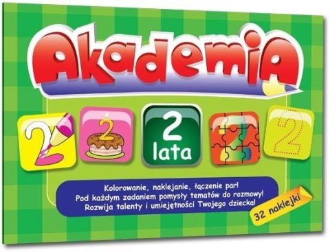Akademia - 2 lata + 32 naklejki Greg Akademia - 2 lata + 32 naklejki Greg