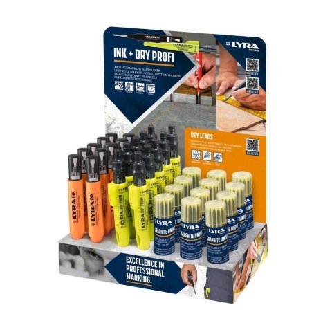 Marker konstrukcyjny INK+DRY Profi display Marker konstrukcyjny INK+DRY Profi display