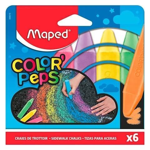 Kreda chodnikowa Colorpeps 6 kolorów Kreda chodnikowa Colorpeps 6 kolorów