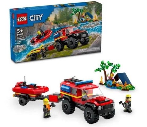 LEGO(R) CITY 60412 (3szt) Terenowy wóz strażacki z.. LEGO(R) CITY 60412 (3szt) Terenowy wóz strażacki z..