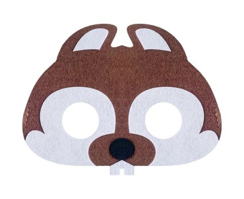 Maska filcowa bóbr 17.5x13.5cm Maska filcowa bóbr 17.5x13.5cm