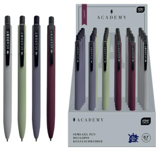 Długopis auto metal Smart Academy nieb (24szt)