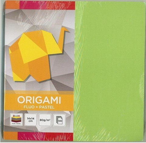 Origami 14x14cm Fluo+Pastele x 100K Origami 14x14cm Fluo+Pastele x 100K