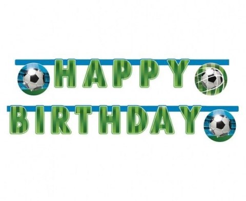 Banner Soccer Fans - Happy Birthday Banner Soccer Fans - Happy Birthday